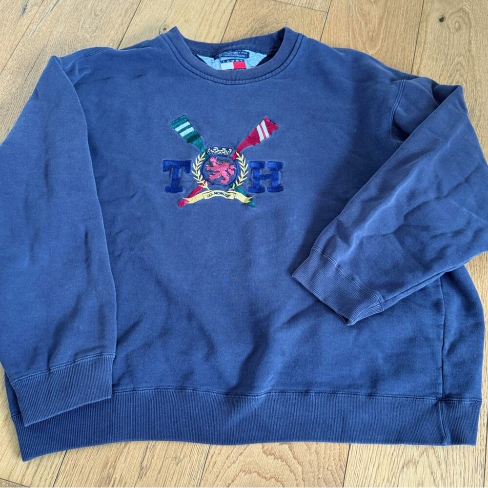 Vintage Tommy Hilfiger 90s Crewneck Sweatshirt L